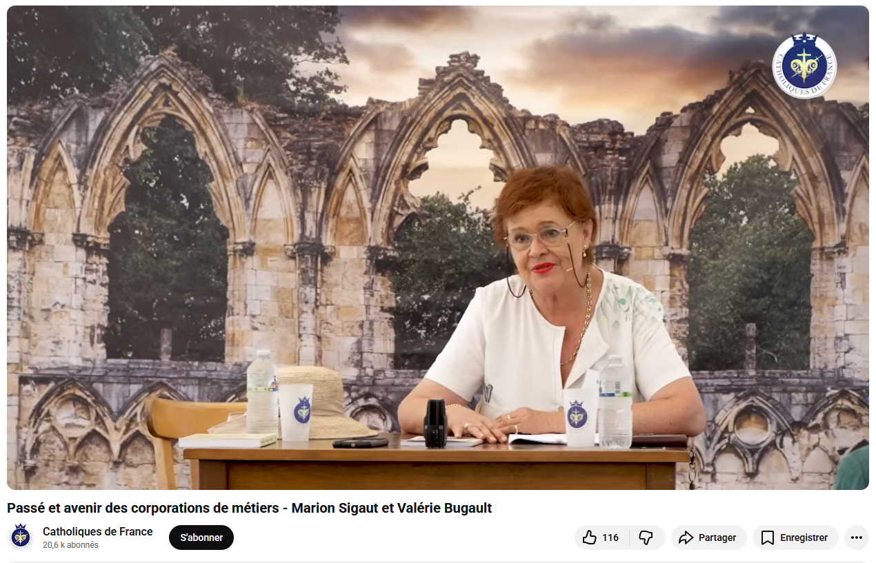 Passé et avenir des corporations de métiers - Marion Sigaut et Valérie Bugault